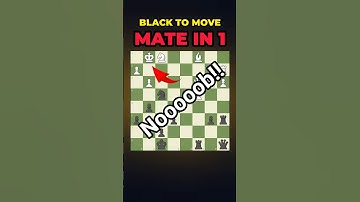 Mate In 1 | Beginner Chess Puzzle #chess