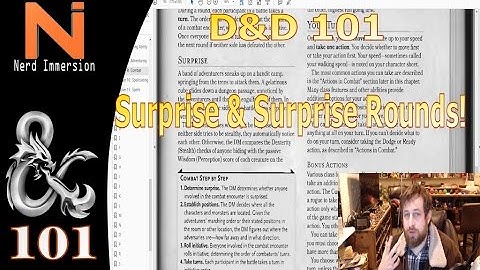 D&D 101: Surprise and Surprise Rounds | Nerd Immersion