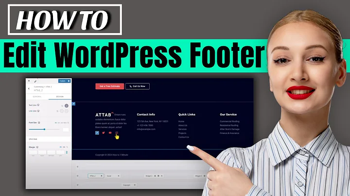 How to Customize Wordpress footer Section (2025)