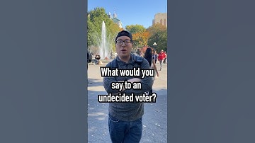 Undecided voters, do you just want attention? #shorts