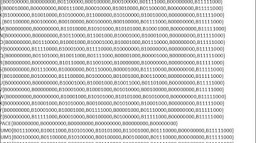 Arduino Dot Matrix 64x8 running text with 74HC595 additional Info