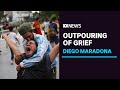Maradona buried in private funeral as thousands of Argentinian fans try to grab a glimpse | ABC News