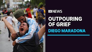 Maradona buried in private funeral as thousands of Argentinian fans try to grab a glimpse | ABC News