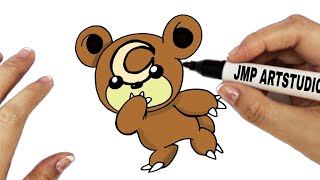 How to draw pokemon teddiursa