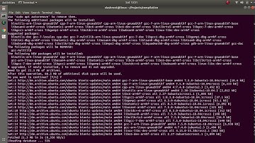 Cross Compilation of C code for arm targets on x86 Machine.