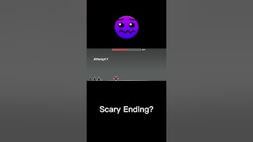 Geometry Dash : Scary Ending? 😱😨 #geometrydash #gd #shorts #gdlevels