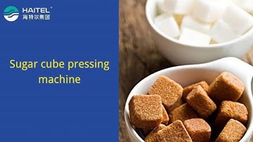 Full automatic sugar cube pressing machine