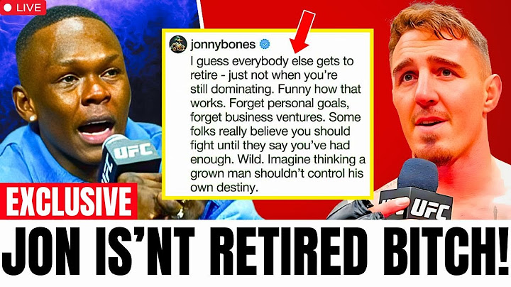 2 MINUTES AGO: Israel Adesanya drops f**king bombshell — "JON IS BACK AND READY TO FINISH YOU!"