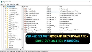How to Change Default Program Files Installation Directory Location in Windows 11