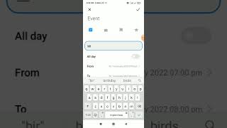 how to add your event in redmi note 7 8 pro ? screenshot 4