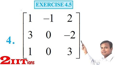 Determinants Exercise 4.5 Q 4 NCERT Class XII | IIT JEE | IIT JEE