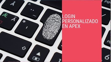 Login personalizado Oracle Apex Video 6 Parte 1