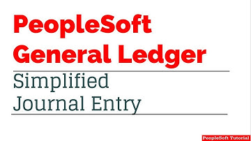 Simplified Journal Entry - PeopleSoft Image 29