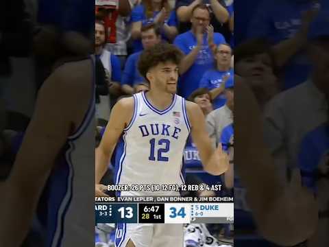 Double-Double for Cameron 👏 #duke #dukebasketball #basketball #accbasketball #collegebasketball