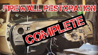 1980 2nd gen camaro firewall restoration￼￼ part2