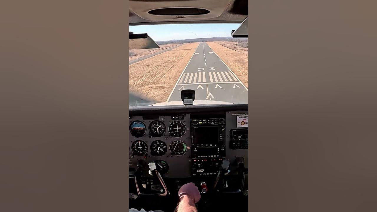 Flight Training Cessna 172 Landing #aviation #flying #privatepilot #flighttraining #cessna172