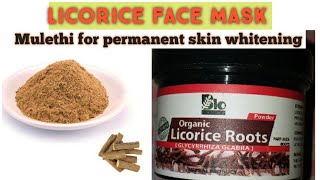 Licorice (Mulethi) Magical Face Mask for Glass Skin_ Instant Brightness for Dull & damage skin