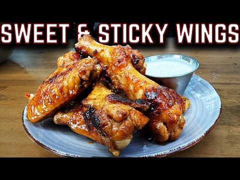 OUR FAVORITE WINGS TO MAKE ON THE GRIDDLE! HOT, STICKY, AND SWEET! EASY 