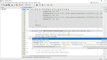 How to use jCalender & jDateChooser in Java using Netbeans
