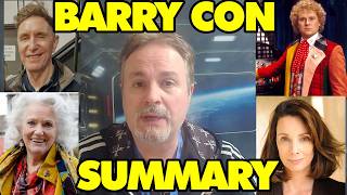 Barry Con Summary Barry Con Summary