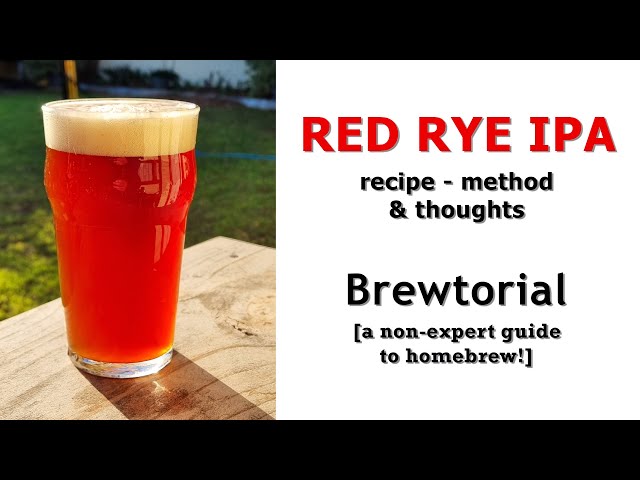 Red Rye Ipa Recipe Process