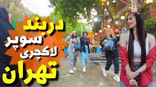 IRANIAN People Lifestyle In Northern Of Tehran  Darband Tehran Vlog