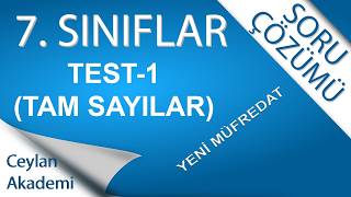 7. SINIF TEST-1(TAM SAYILAR)