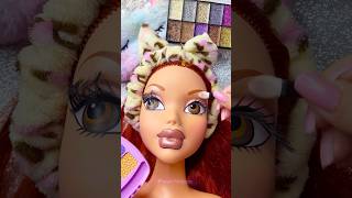 ASMR Planet Glitter Mannequin Makeup Things Skincare Sounds Video Fast no talk purple eyeshadow