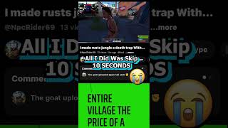 All I Did Was Skip 10 Seconds 😭😭 #rust