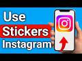 كيفية استخدام ملصقات واتساب على إنستغرام