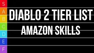 Diablo 2 TIER LIST  Amazon Skills