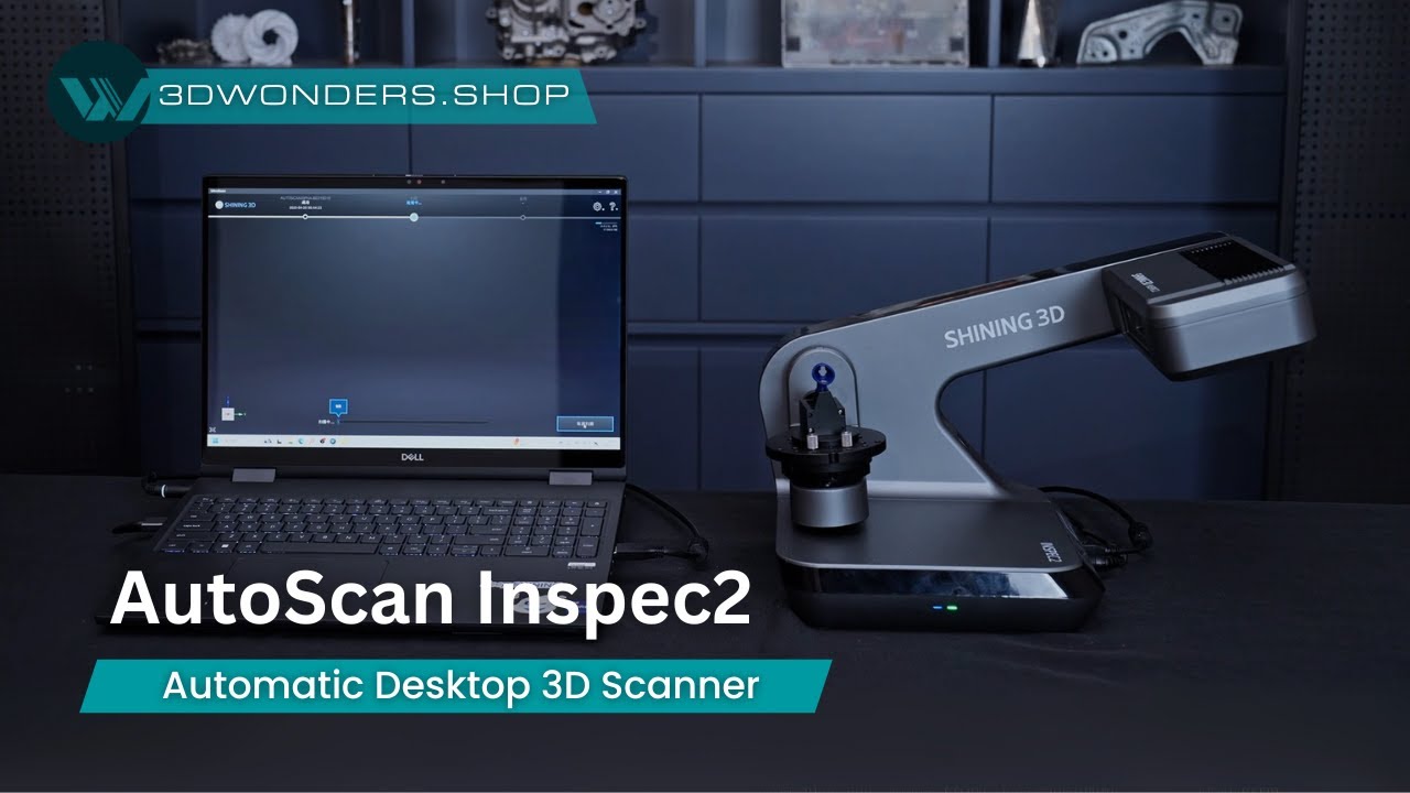 AutoScan Inspec 2 | Automatic Desktop 3D Scanner for Small Parts - YouTube