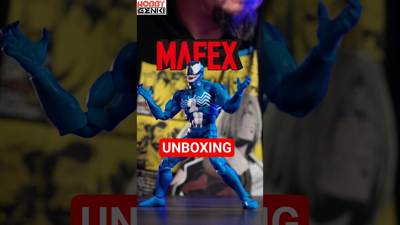 Unboxing MAFEX No.298 Venom Comic Blue Version - YouTube