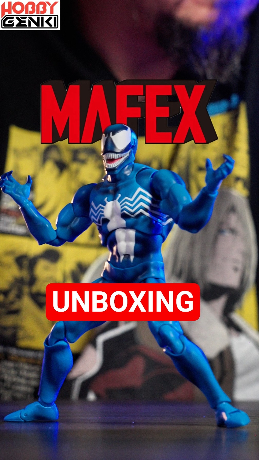 アメコミ MAFEX No.298 VENOM COMIC BLUE Ver. a Unboxing MAFEX No.298 Venom Comic Blue Version - YouTube