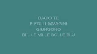 Le mille bolle blu 2   Mina [karaoke]