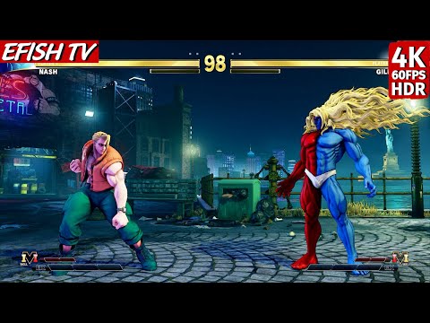 Nash vs Gill (Hardest AI) - Street Fighter V