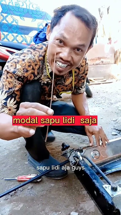 colok colok pakai sapu lidi saja, kompor gas nyala lagi#short