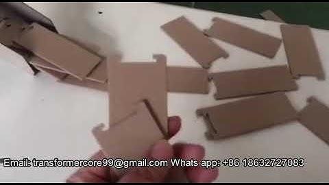 Transformer Winding Coil Insulation Spacer Punching Machine for  insulation board  Swallow-Tailed