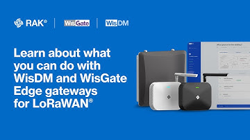 Learn about what you can do with WisDM and WisGate Edge gateways for LoRaWAN
