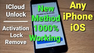 iCloud Unlock/Activation Lock Remove from Any iPhone Any Country New Method 1000% Working