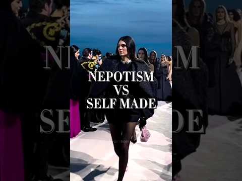 NEPOTISM VS SELF MADE MODELS🎀 WHICH ONE IS YOUR FAVOURITE ? #runway #viral #fashion