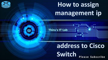 How to assign management ip address to the cisco switch