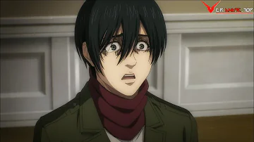 ¿A quién besa Mikasa?