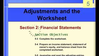Chaptyer 3 adjusting and worksheet