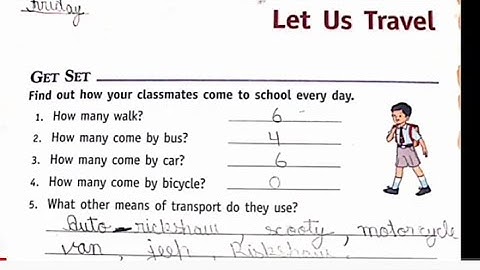 L-13 Let us travel || Class 3 || EVS ||E for Environment