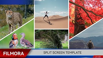How to Create Split Screen Effect in Filmora | Easy Video Editing Tutorial