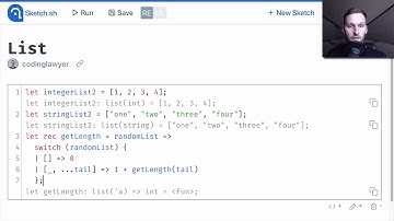 Learn ReasonML | 03-Advanced data structures | 03-List