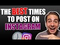 Instagram LEAKS The BEST Time To Post on Instagram (not what you think)