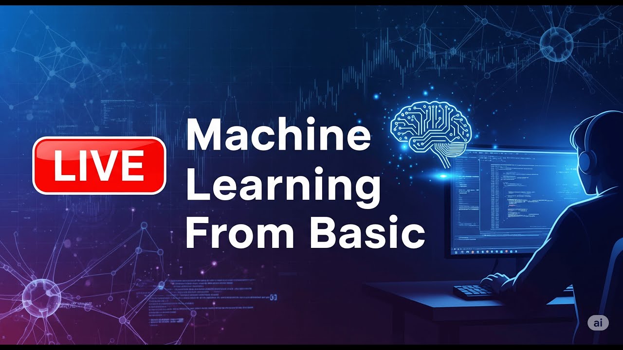 Study with me, Machine Learning from Scratch 🚀 | Learn with Me ...