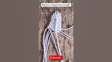 macrame design #macramekeychain #multicolouredkeychain #apoorva_shakyamacramecrafts #trending #diy